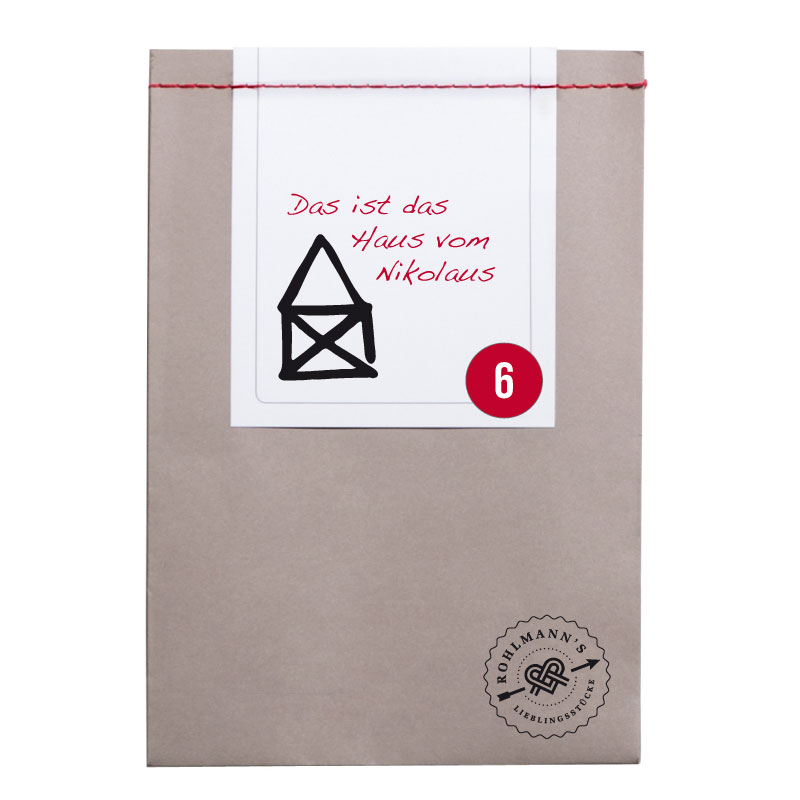 Rohlmann Geschenktüte Weihnachten "Nikolaus"