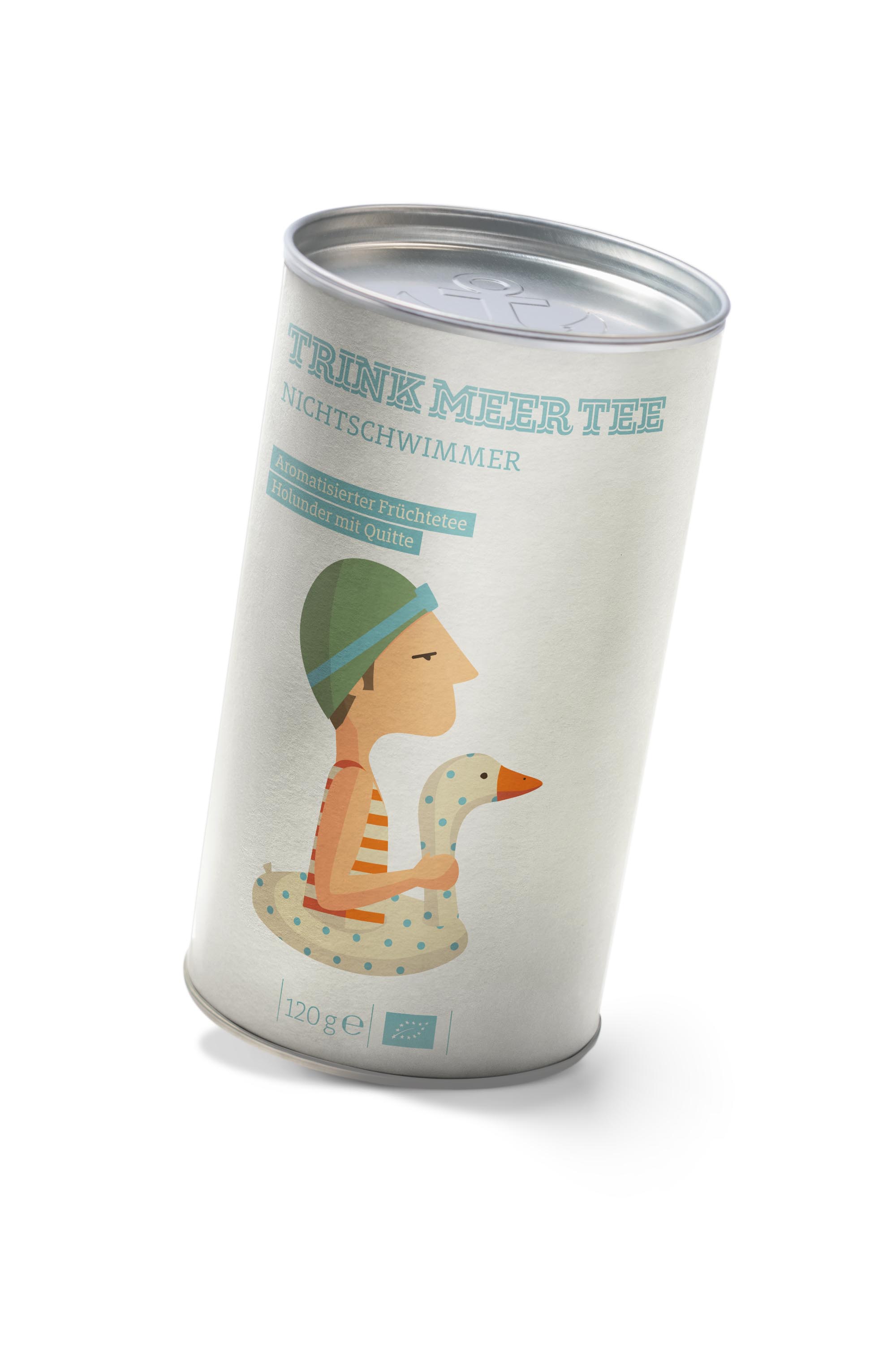 Teedose "Nichtschwimmer" -  Früchtetee TRINK MEER TEE