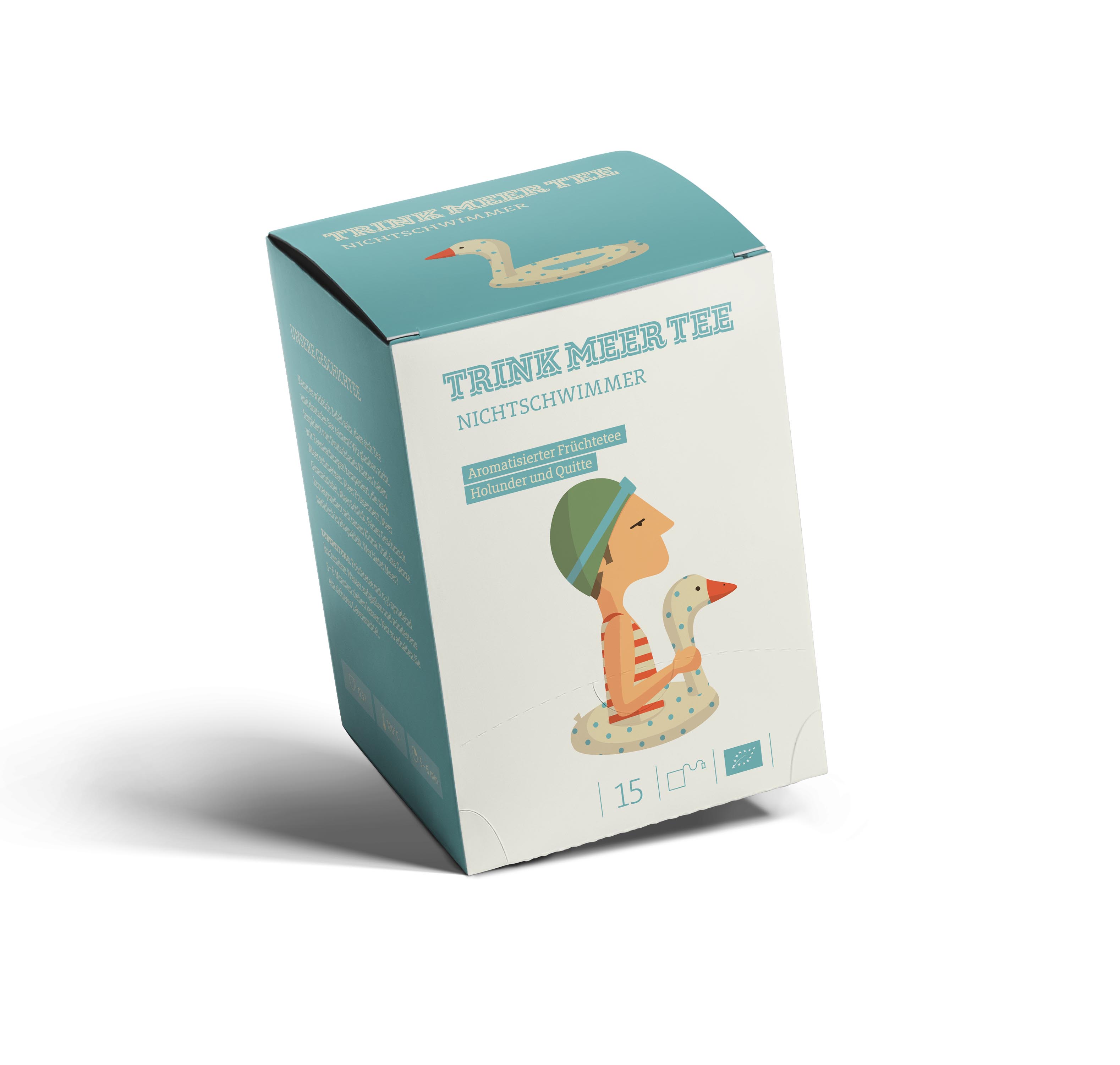 Teebeutel "Nichtschwimmer" -  Früchtetee  TRINK MEER TEE