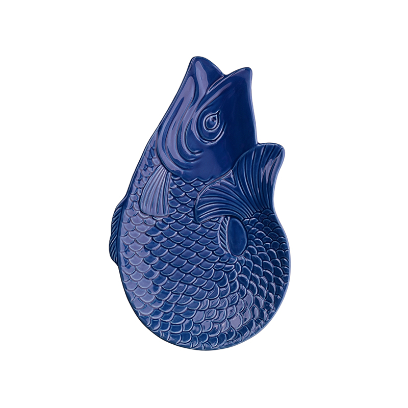 Monsieur Carafon, Fisch, Dekoteller, M, azure