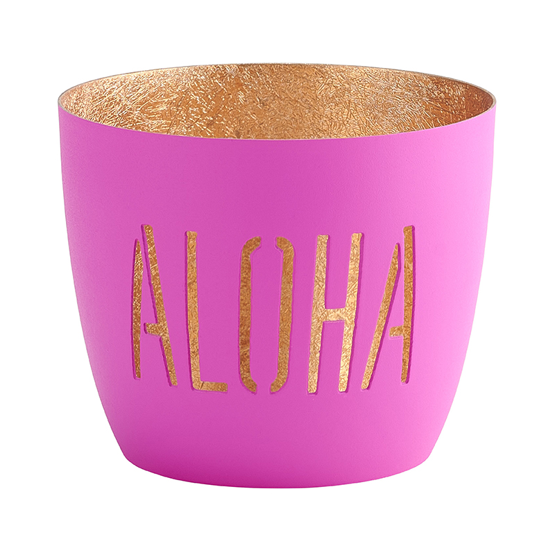 Madras, Windlicht M - Aloha