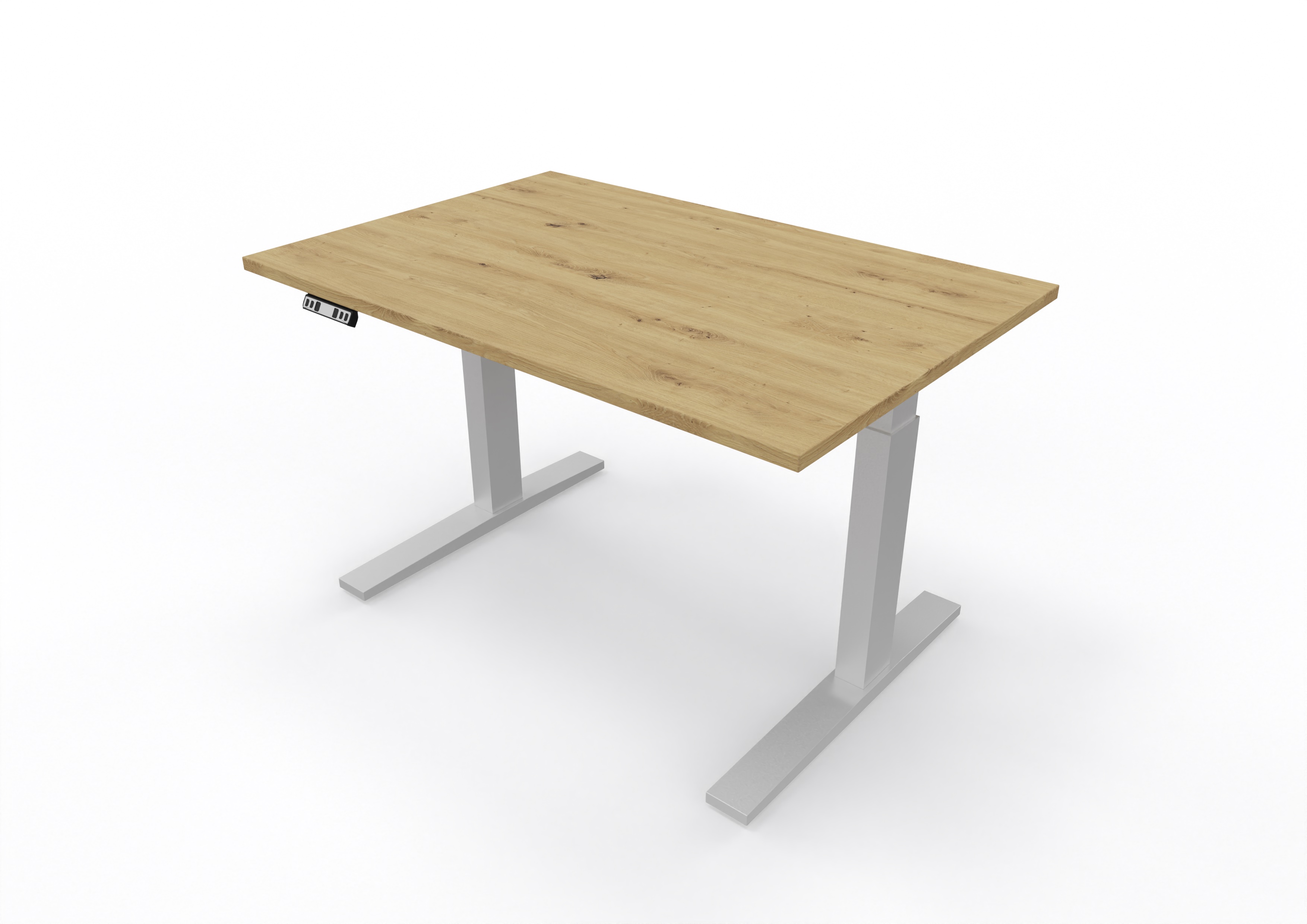 Schreibtisch B: 120 cm, 70-120 cm, Office, elektrisch höheneinstellbar