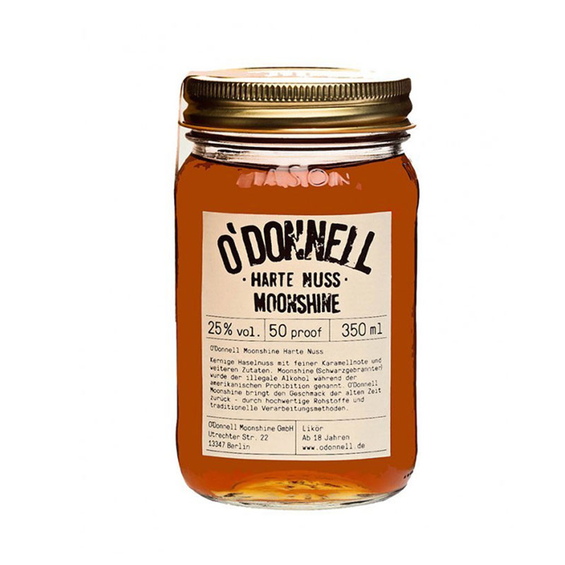 O'DONNELL Moonshine Harte Nuss Likör, 350 ml, 25% Vol.