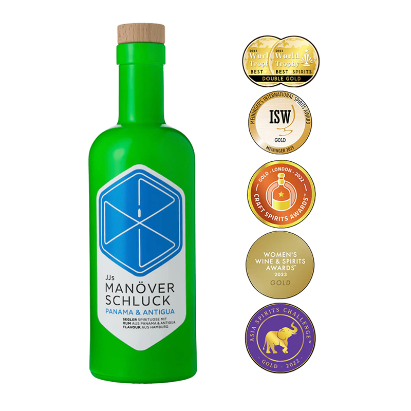JJs Manöverschluck Panama & Antigua, 40% Vol.