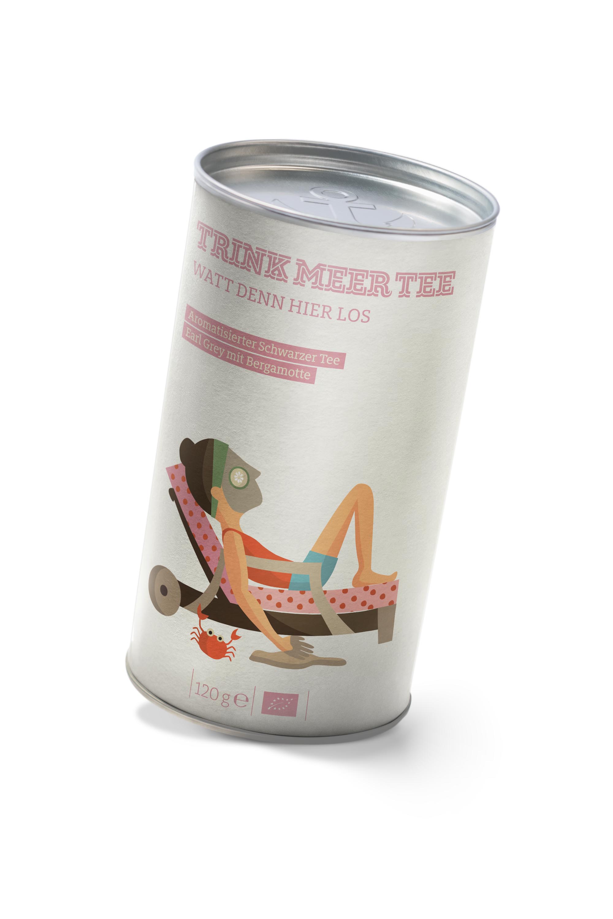 Teedose "Watt denn hier los" - schwarzer Tee TRINK MEER TEE