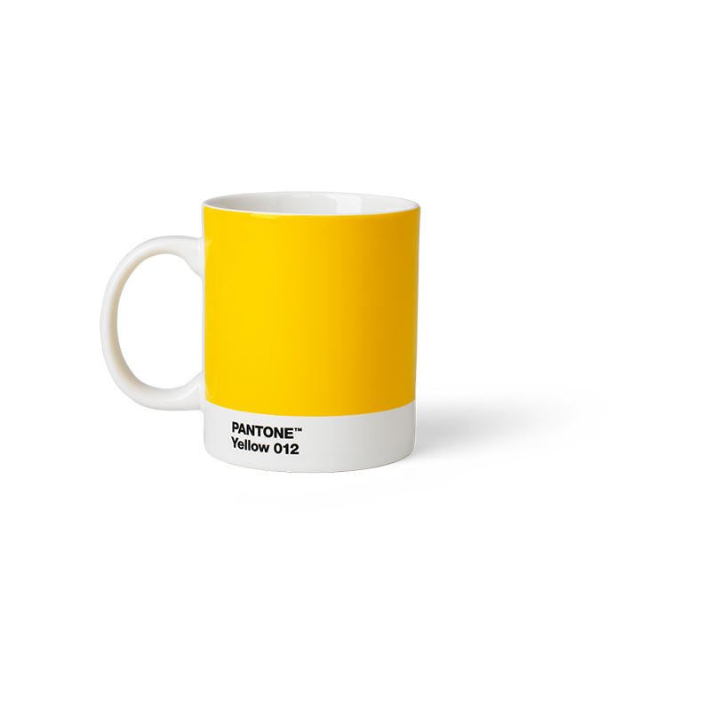 Pantone Porzellan-Becher yellow 012