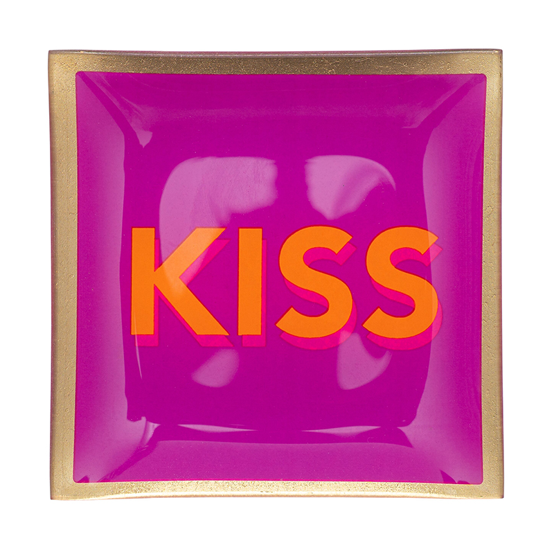 Love Plates Glasteller S - Kiss