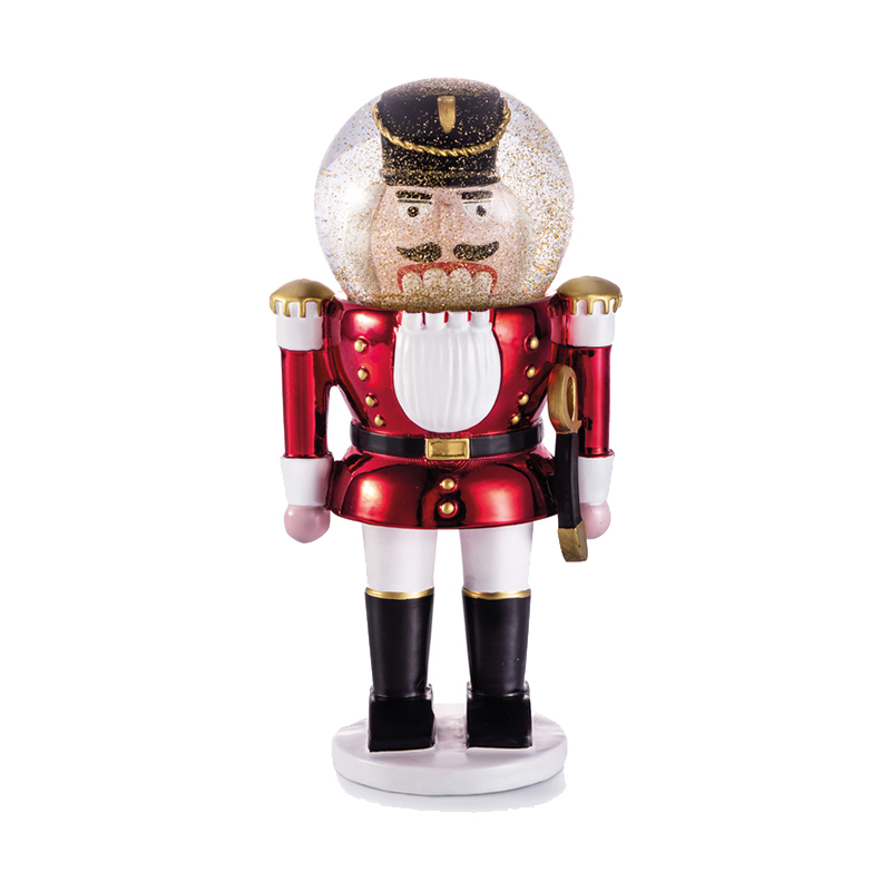 Nussknacker Schneekugel klein