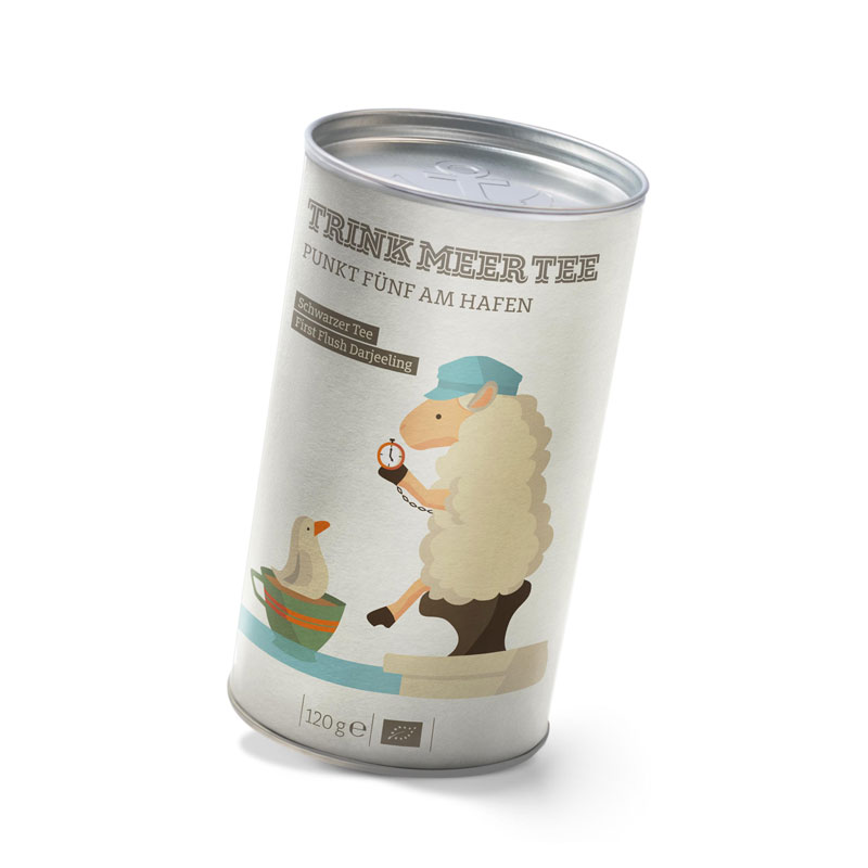 Teedose "Punkt 5 am Hafen" Schwarzer Tee TRINK MEER TEE