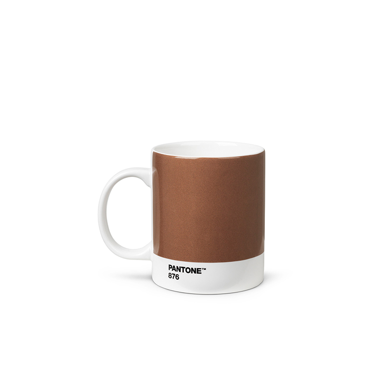Pantone Porzellan-Becher bronze 876