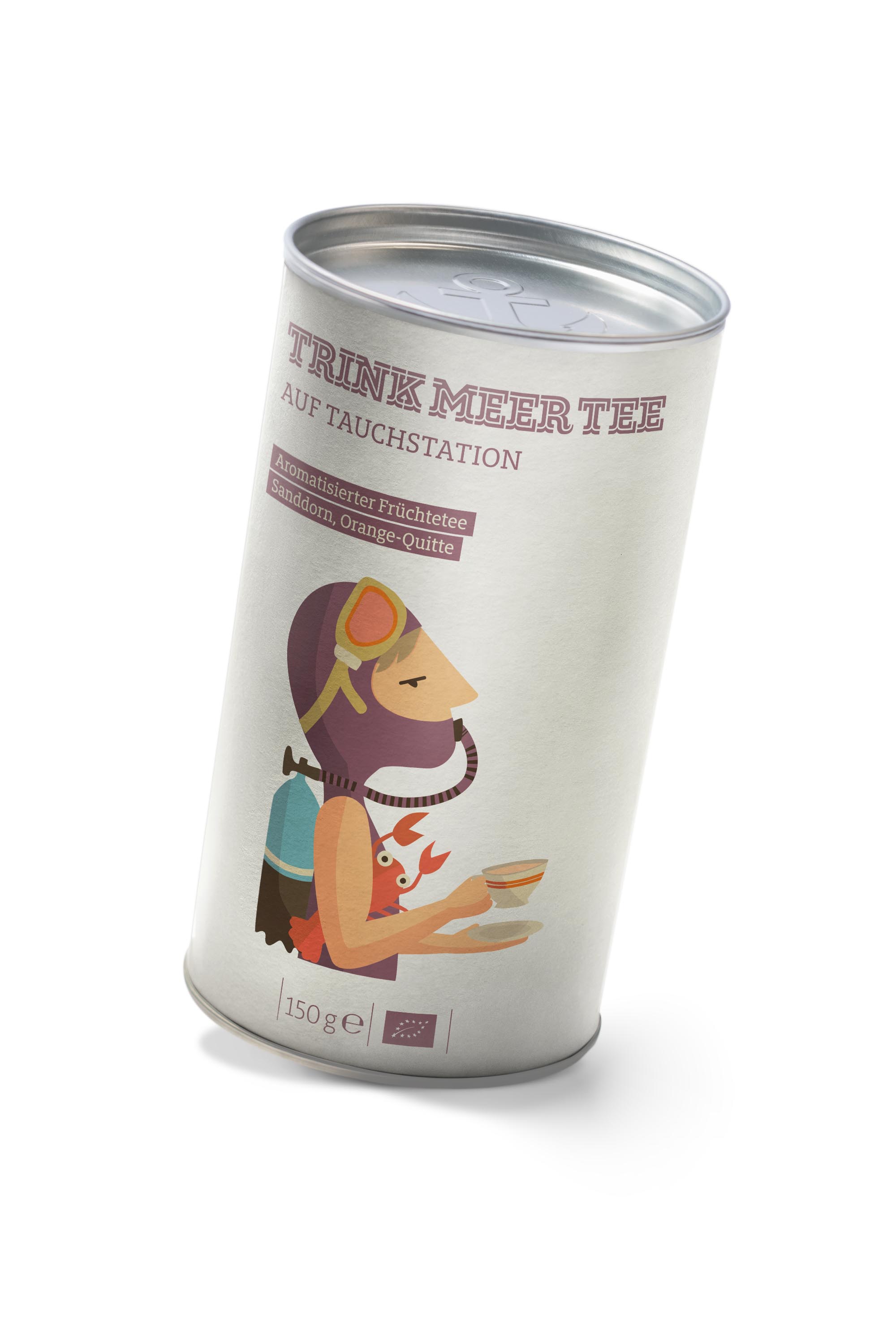 Teedose "Auf Tauchstation" Früchtetee TRINK MEER TEE