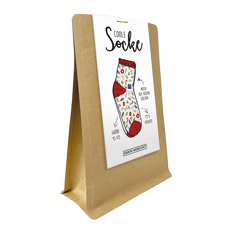 Coole Socke - Weihnachten Glühwein