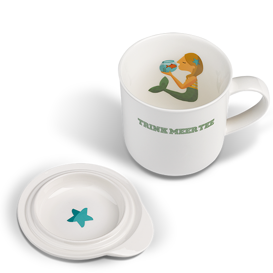 Teebecher "Wogen glätten"  TRINK MEER TEE