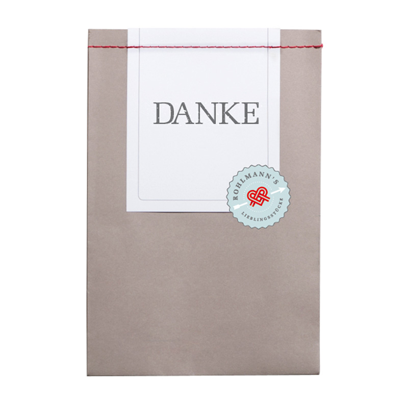 Rohlmann Geschenktüte DANKE
