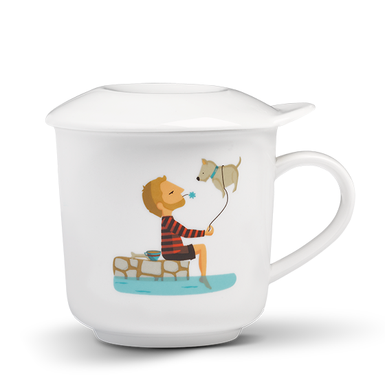 Teebecher "Rückenwind"  TRINK MEER TEE